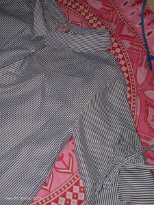 Striped Button-Up Top