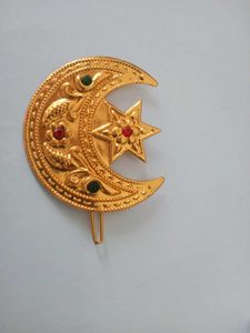 Gold Moon Star Hair Clips Nepali