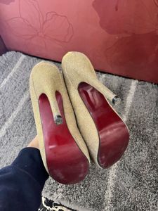 Peep Toe Platform Heels