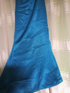 Teal One-Shoulder Maxi Dress