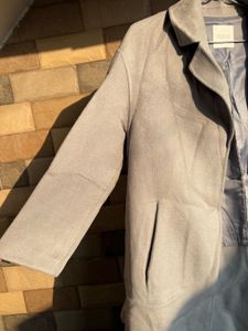 Elegant Grey Trench Coat