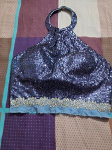 A beautiful Lavender Colour Sequined Blouse