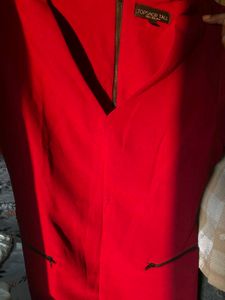 Beautiful Red/Rust Formal Or Casual Dress