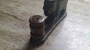 Wooden Lion Showpiece and agarbathi stand
