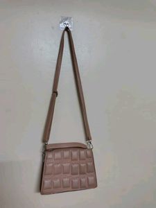 Peach/ Pink Stylish Sling Bag