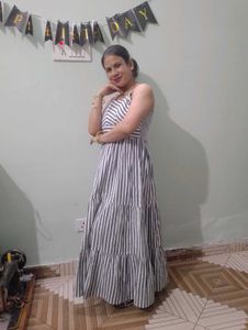 Striped Maxi Dress