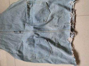 Denim Overalls Dress/ Dungry