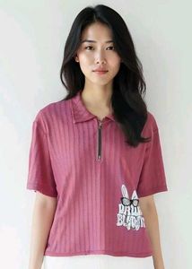 Cute Pink 'Daddy Bunny' Top