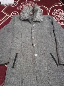 Stylish Fur Collar Jacket