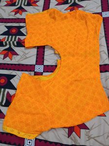 Sunshine Yellow Floral Printed Saree