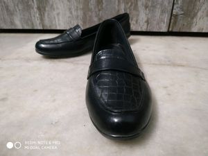 Black Leather Loafers
