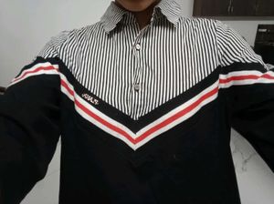 Striped Detail Mini Dress