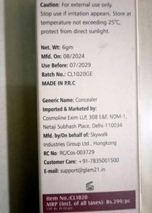 Glam21 Perfect Cover Concealer