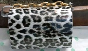 Chic Animal Print Clutch