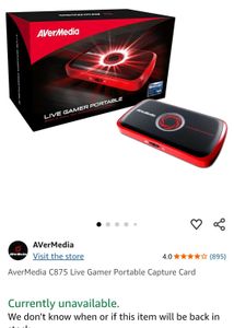 AVerMedia Capture Card C875
