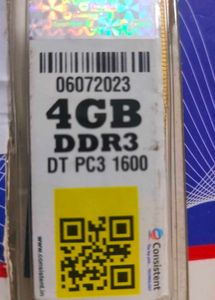DDR3 4GB RAM WITH WARRANTY