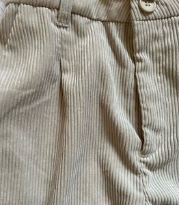 H&amp;M Corduroy Beige Trousers