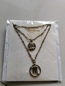 3 Layered Coin Necklace