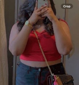 Red Crop Top