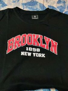 Black Brooklyn Graphic Tee - Size M