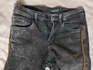 Stylish Grey Denim Jeans