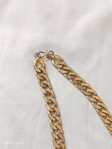 Gold-Tone Curb Chain Necklace