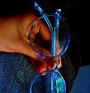 Blue Cut Glass With Uv Protection Chasma ❤️
