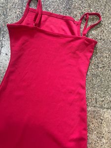 Red Slip Dress