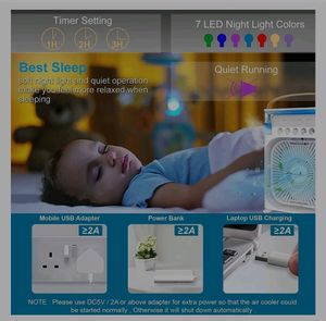 pORTABLE MINI AIR COOLER FAN