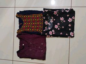 Combo Of 3 Kurtis