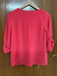 Peach Pink Top