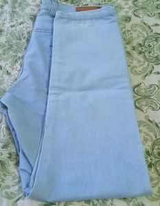 Light Wash Wide Leg Jeans