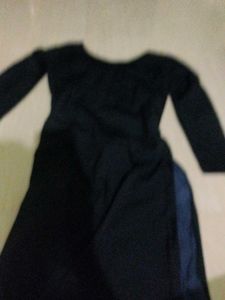 A Plain Black Kurti