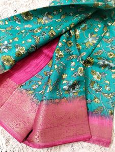 Beautiful Combination Saree With Tag(Unused)