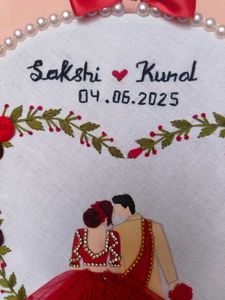 Wedding Embroidery Hoop