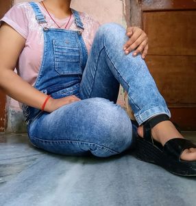 Blue Dungaree For Women