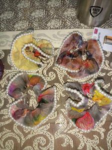 Organza Pearl Scrunchies