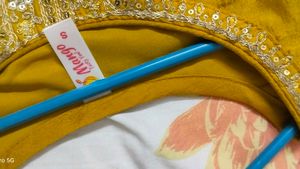 Elegant Yellow Embroidered Kurta