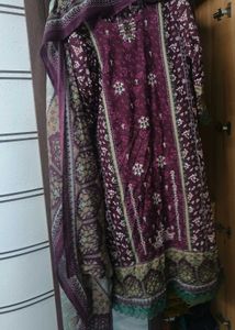 Embroidery kurti set with dupatta