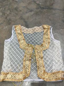 White Jacket With Gold Lace