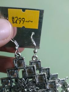 Mirror Patti Earrings for Girls