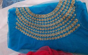 Pink Net Stitched Lehenga &amp;Choli unStitche