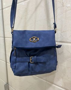Blue Sling Bag