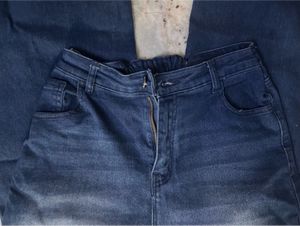 Wide Leg Denim Jeans