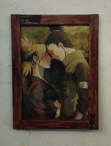 Shikamaru Temari Handmade Photoframe Faux Naruto