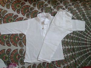 New Born Baby Boy Kurta Set