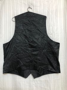 Madison Black Wool Waistcoat