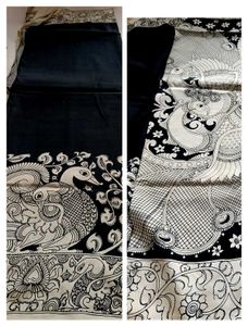 Malai Silk Kalamkari Saree