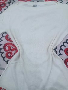 White Woolen Top