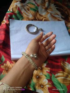 Vintage Style Silver Colour Bangles &amp; Ring Combo